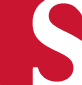Logo mit weißem Buchstaben S auf rotem Hintergrund.