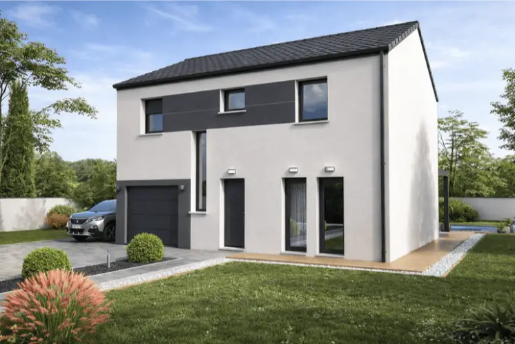 Emma — maison à étage 107 m² avec 4 chambres et garage, Maisons HCC Lorraine