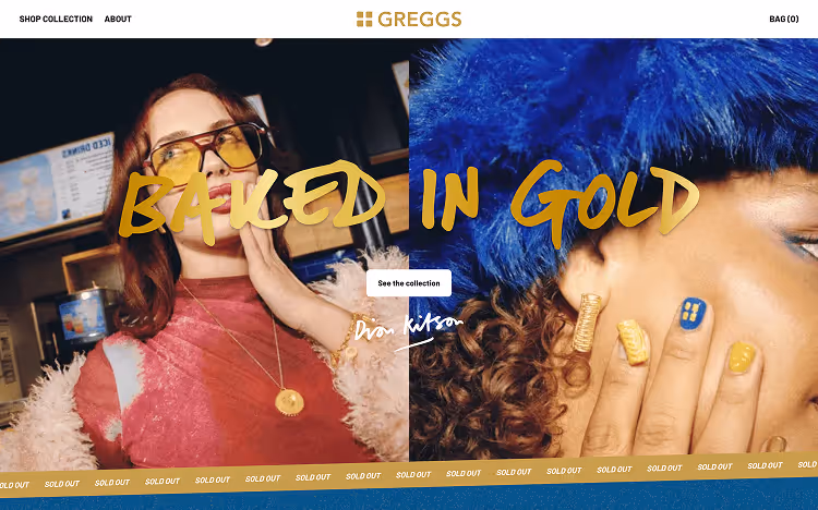 Greggs Baked In Gold project image 1.