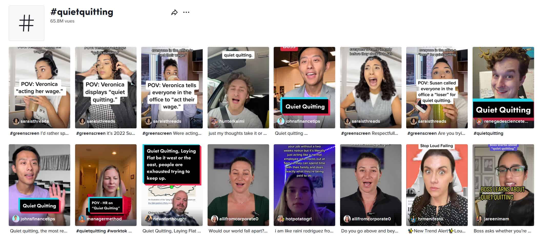 Quiet Quitting TikTok