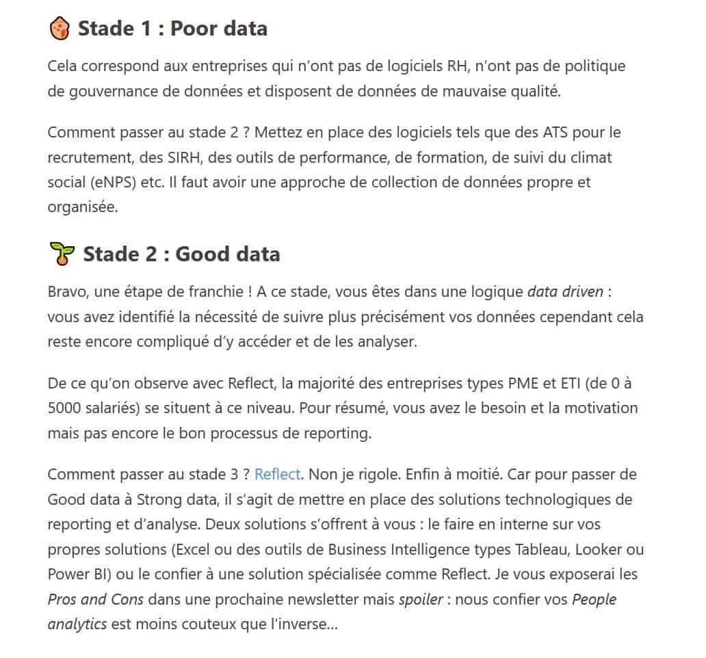 people analytics étapes