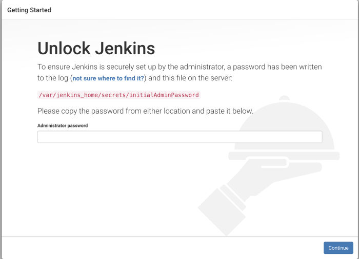 Unlock Jenkins
