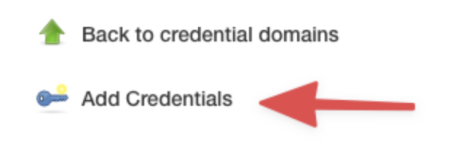 Add Credentials