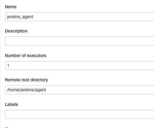 Define your Jenkins agent