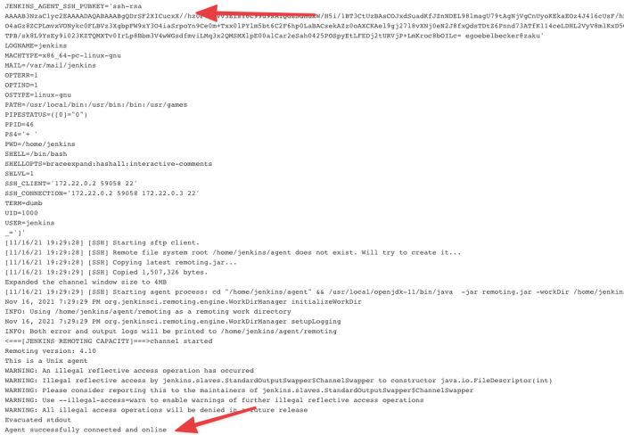 Log entries for new node