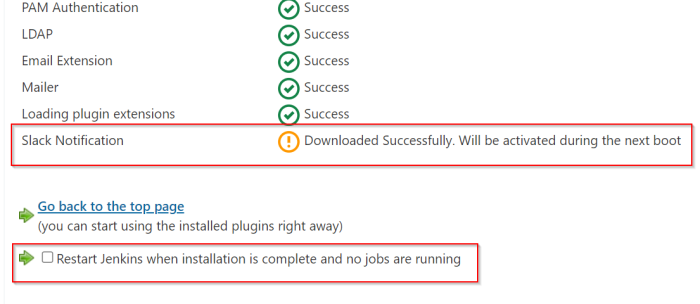 Jenkins Slack integration screenshot 4