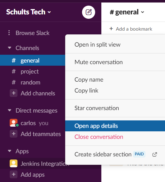 Jenkins Slack integration screenshot 15
