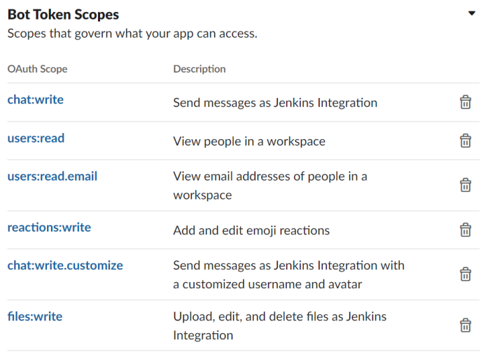 Jenkins Slack integration screenshot 10