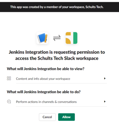 Jenkins Slack integration screenshot 12