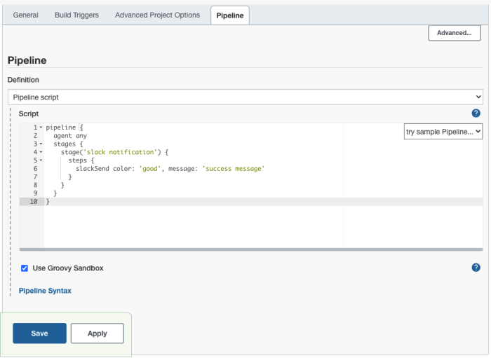 Jenkins Slack integration screenshot 27