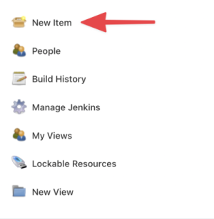 Create new item in Jenkins