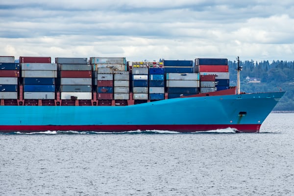 Docker container ship