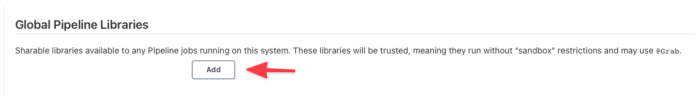 Global Pipeline Libraries
