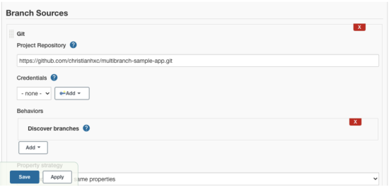 Branch sources screenshot