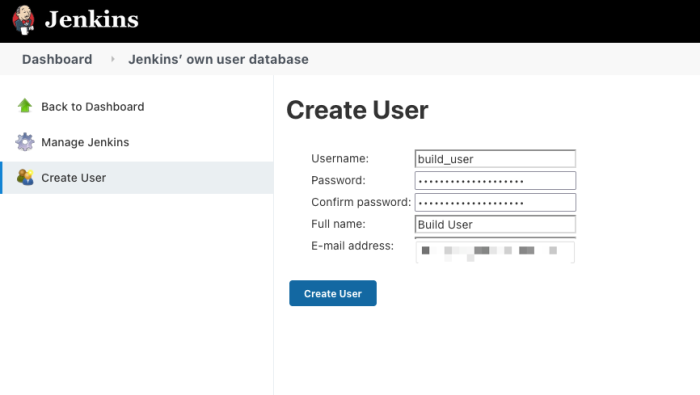 Create User