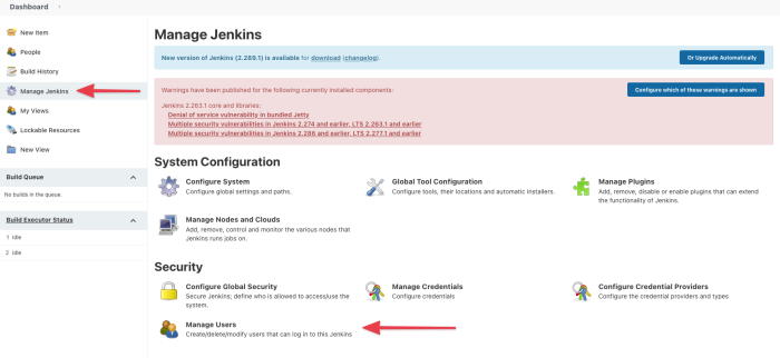 Manage Jenkins