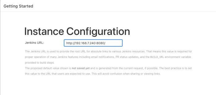 Instance Config