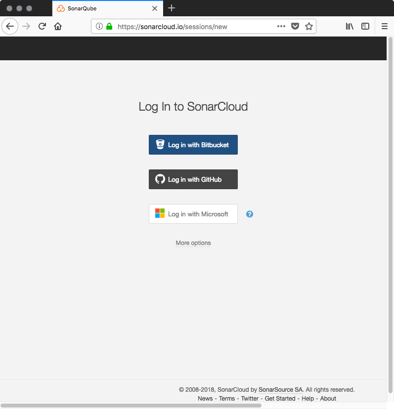 Wordpress import https://rollout.io/blog/wp-content/uploads/sites/2/2018/03/sonarcloud-login-1.png