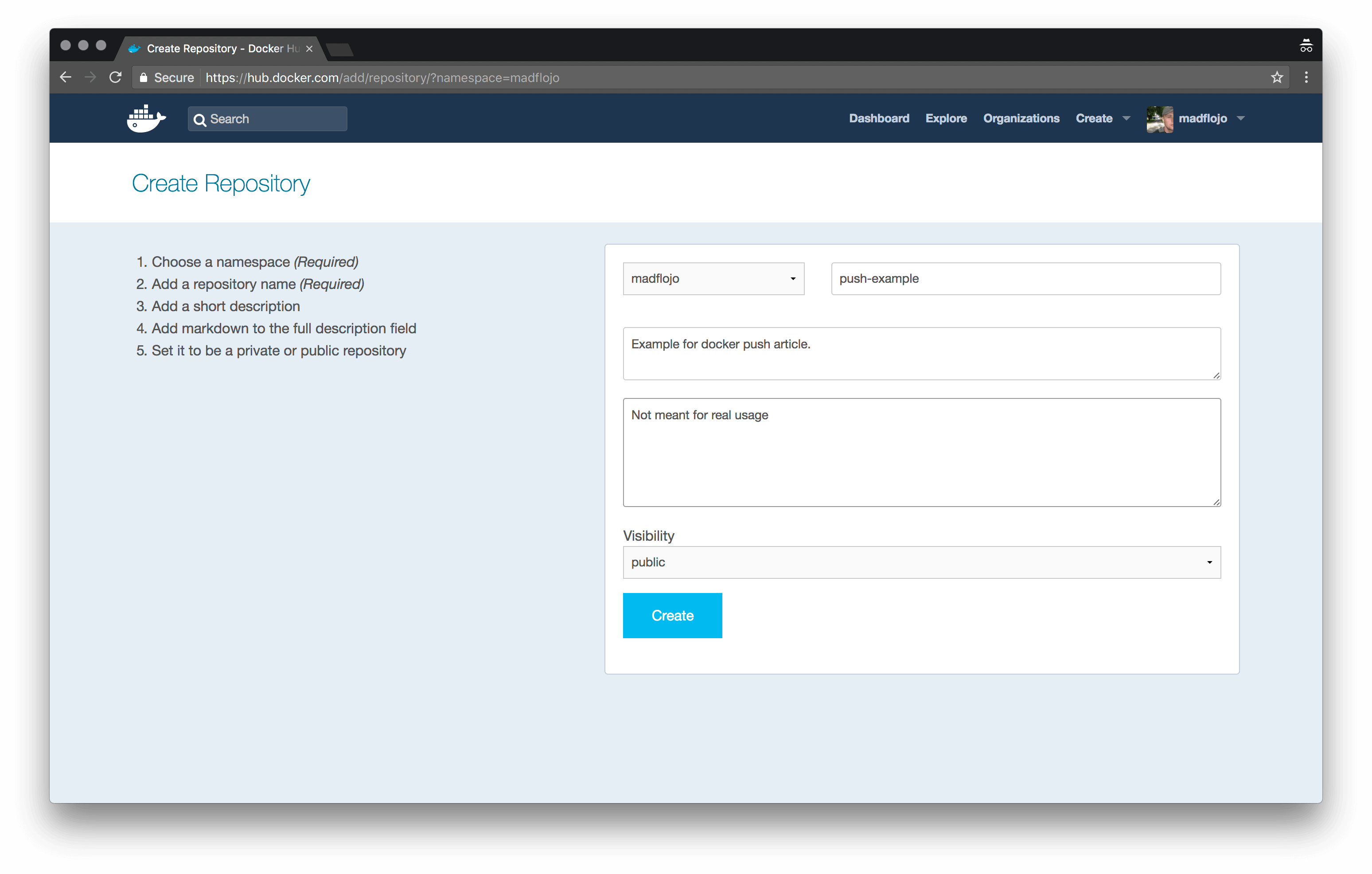 Wordpress import https://blog.codeship.com/wp-content/uploads/2017/07/create-repo.png