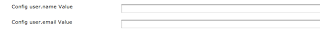 Git Config user name