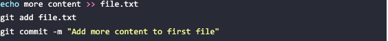 Amend a commit
