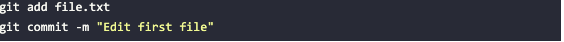 Git add file