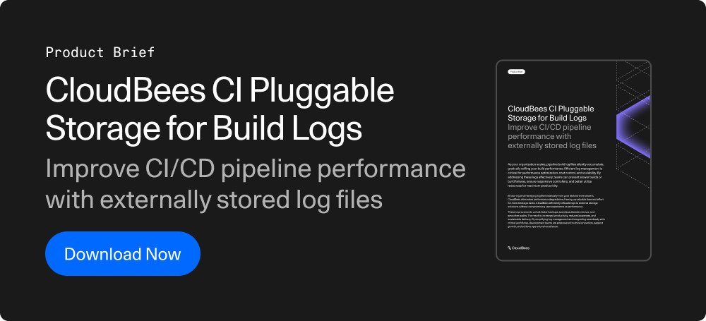 Resource - CloudBees CI Pluggable Storage for Build Logs