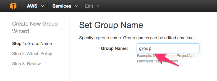 Set Group Name