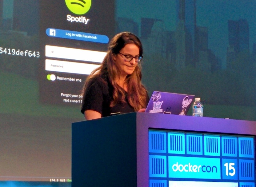 Jessie Frazelle at DockerCon 2015