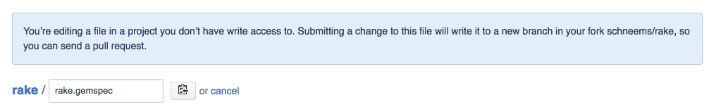 Write to a new branch