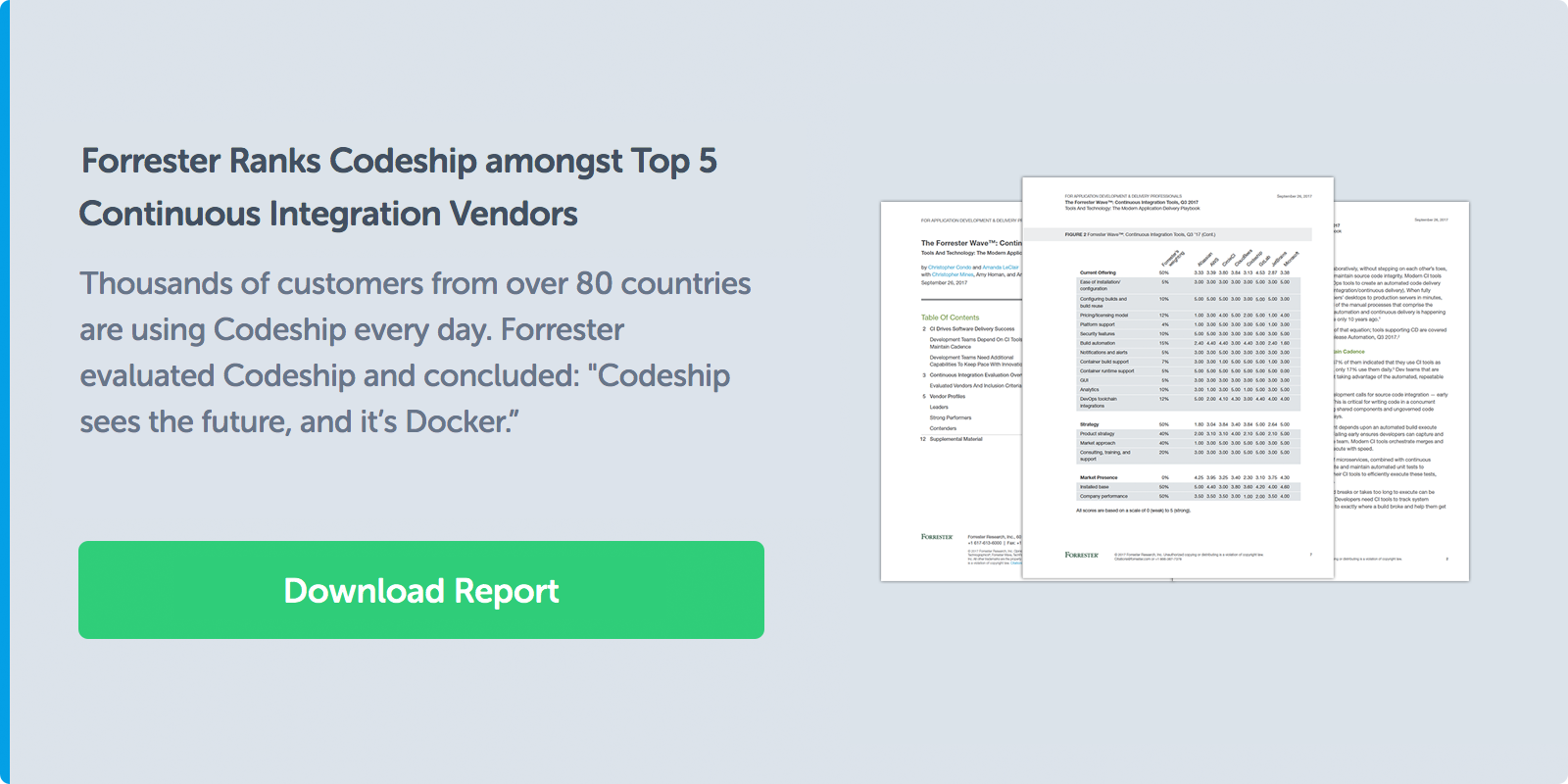 Sign up for a free Codeship account