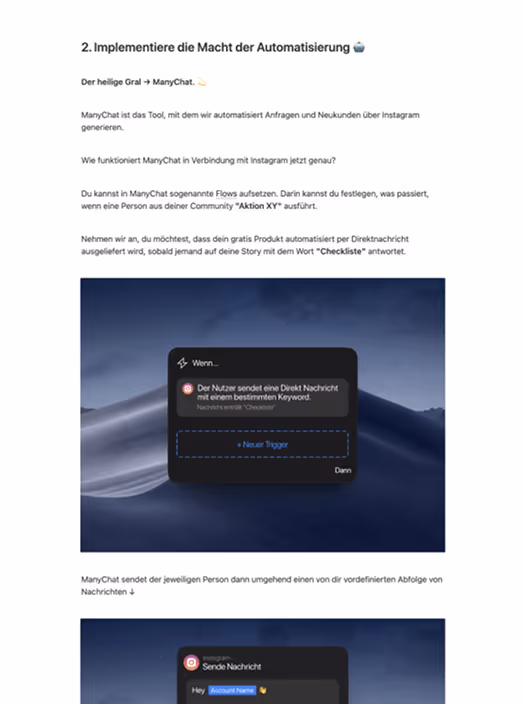 Weiße Seite eines Buches mit den versteckten Inhalten des gratis Lead Magneten