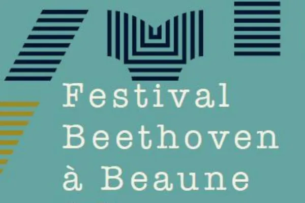 Poster of the Beethoven Festival in Beaune.