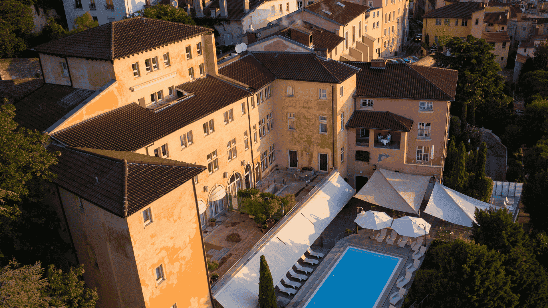 Villa Florentine, hotel Relais & Châteaux a 5 stelle con vista panoramica su Lione.