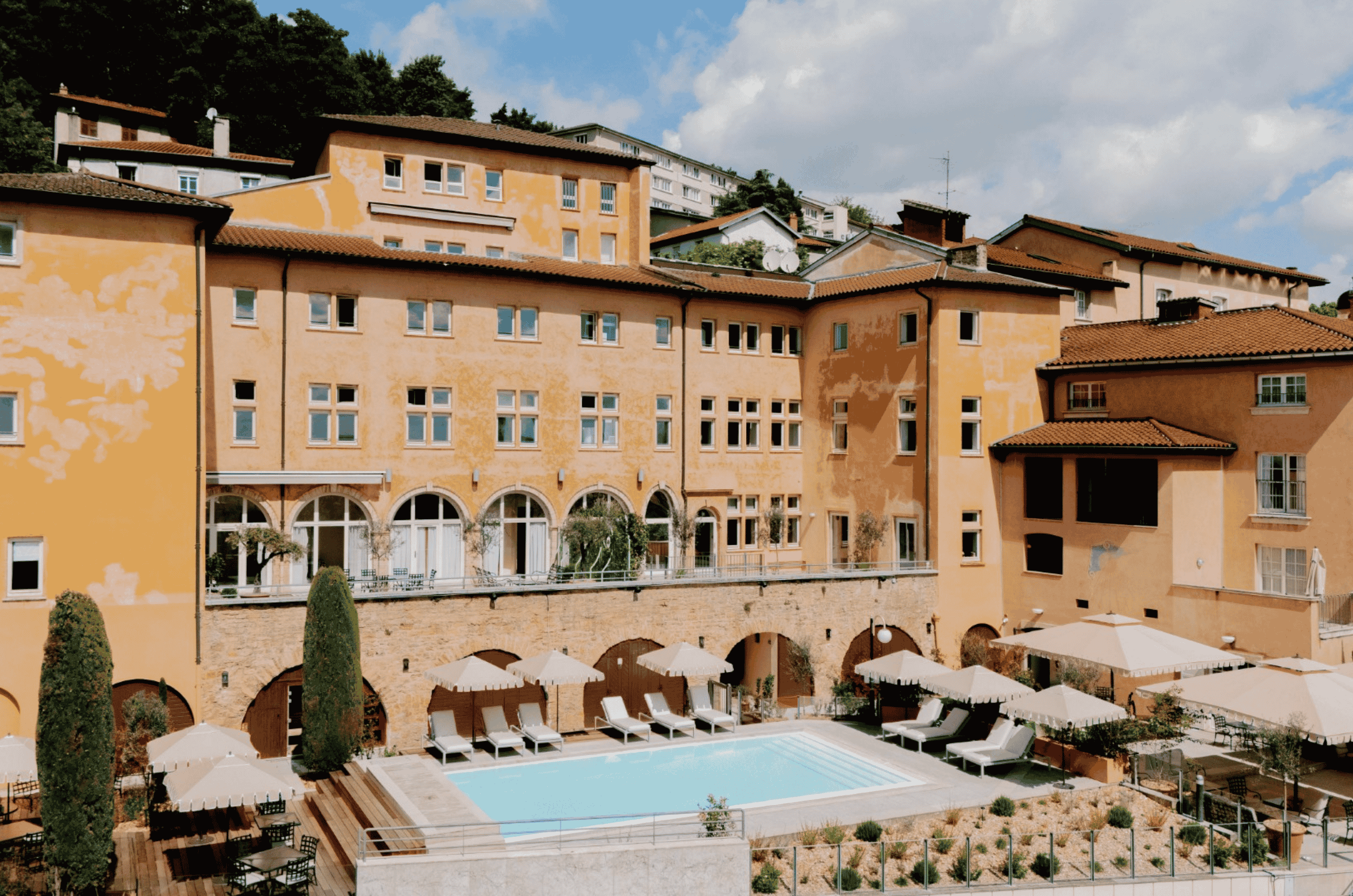 Villa Florentine, hôtel 5 étoiles Relais & Châteaux avec vue sur Lyon.