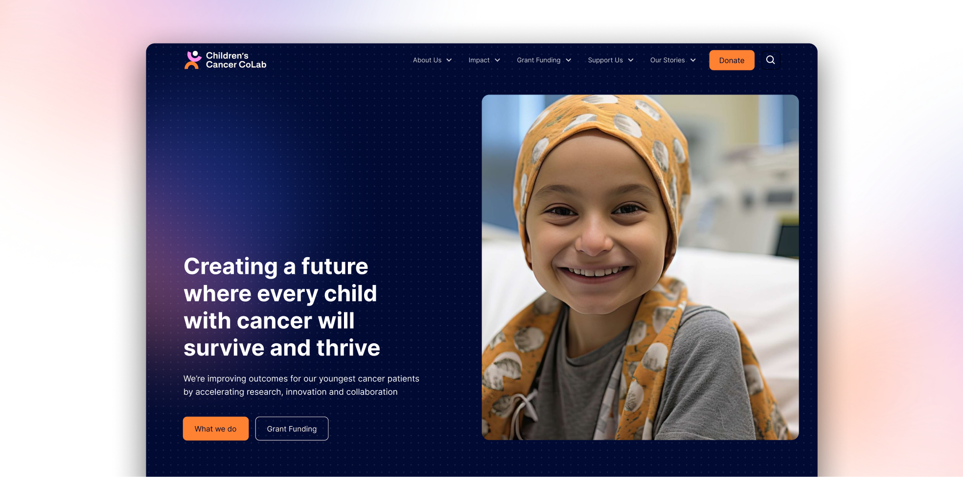 A website build that supports trust, clarity, and ease of use for donors and families.