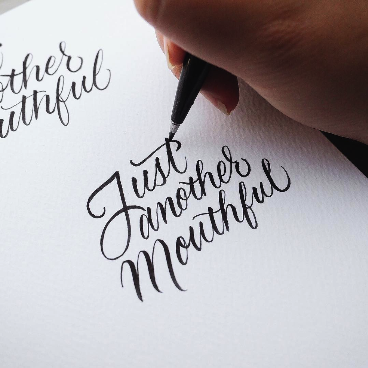 Taught myself calligraphy through repetition and patience. A practice that sharpened my eye for detail and restraint.