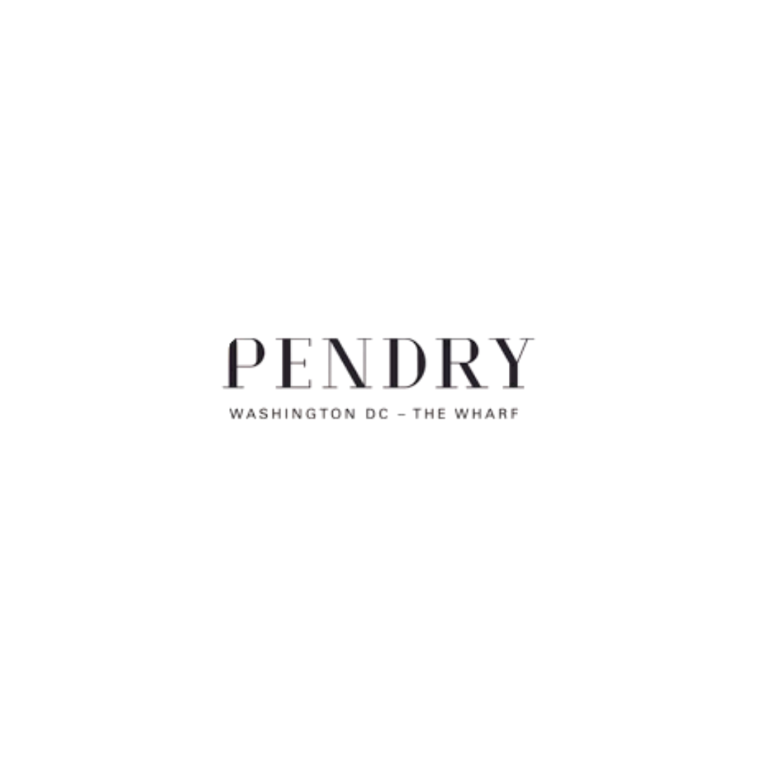 Logo of Pendry with text Washington DC The Wharf.