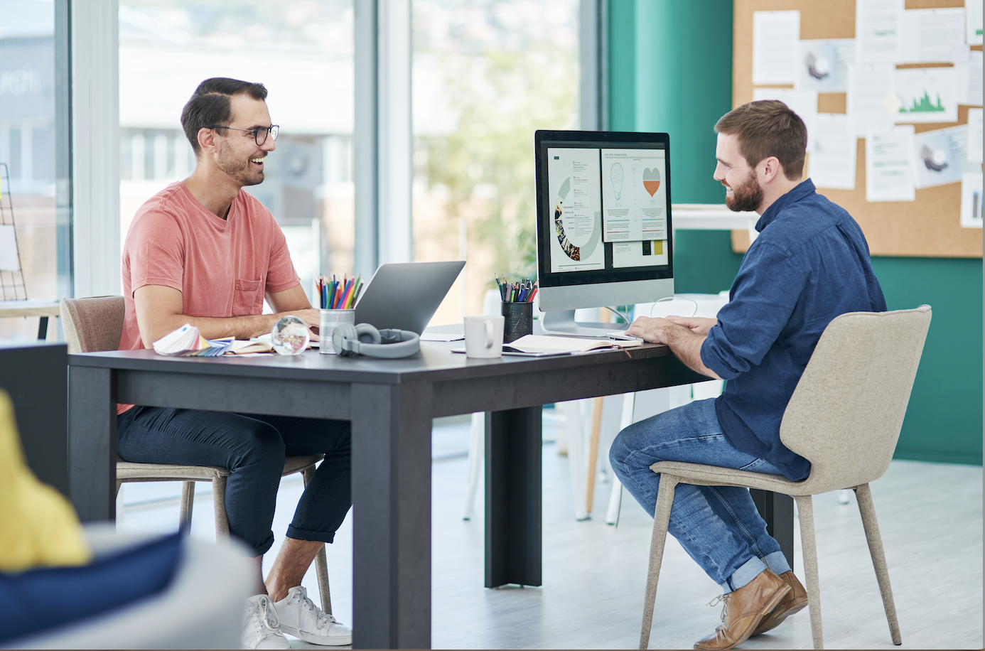 image of individuals using real estate tech