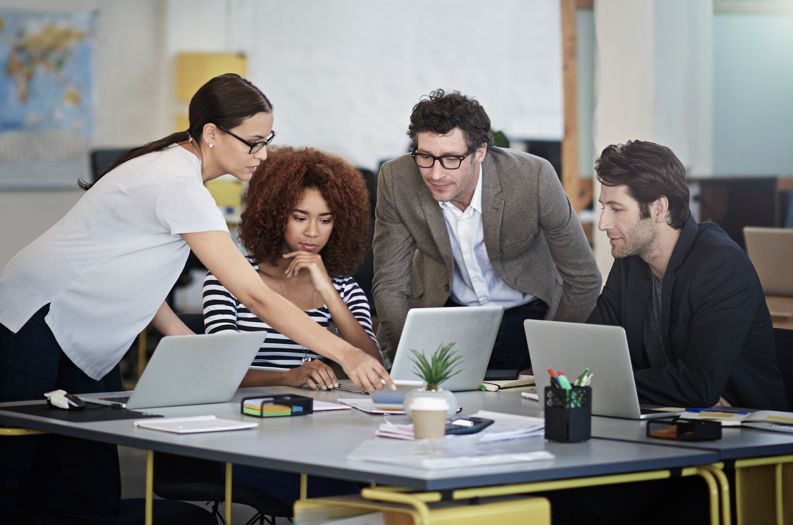 image of individuals using real estate tech