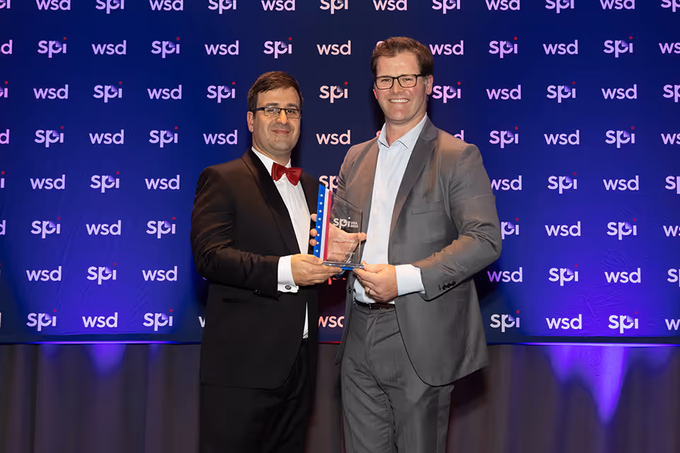 Hall of Fame Award winner at SP Intelligence USA 2025.