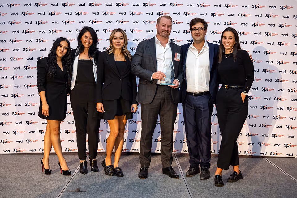 Deal of the Year Award winner at SP Intelligence Canada 2024.