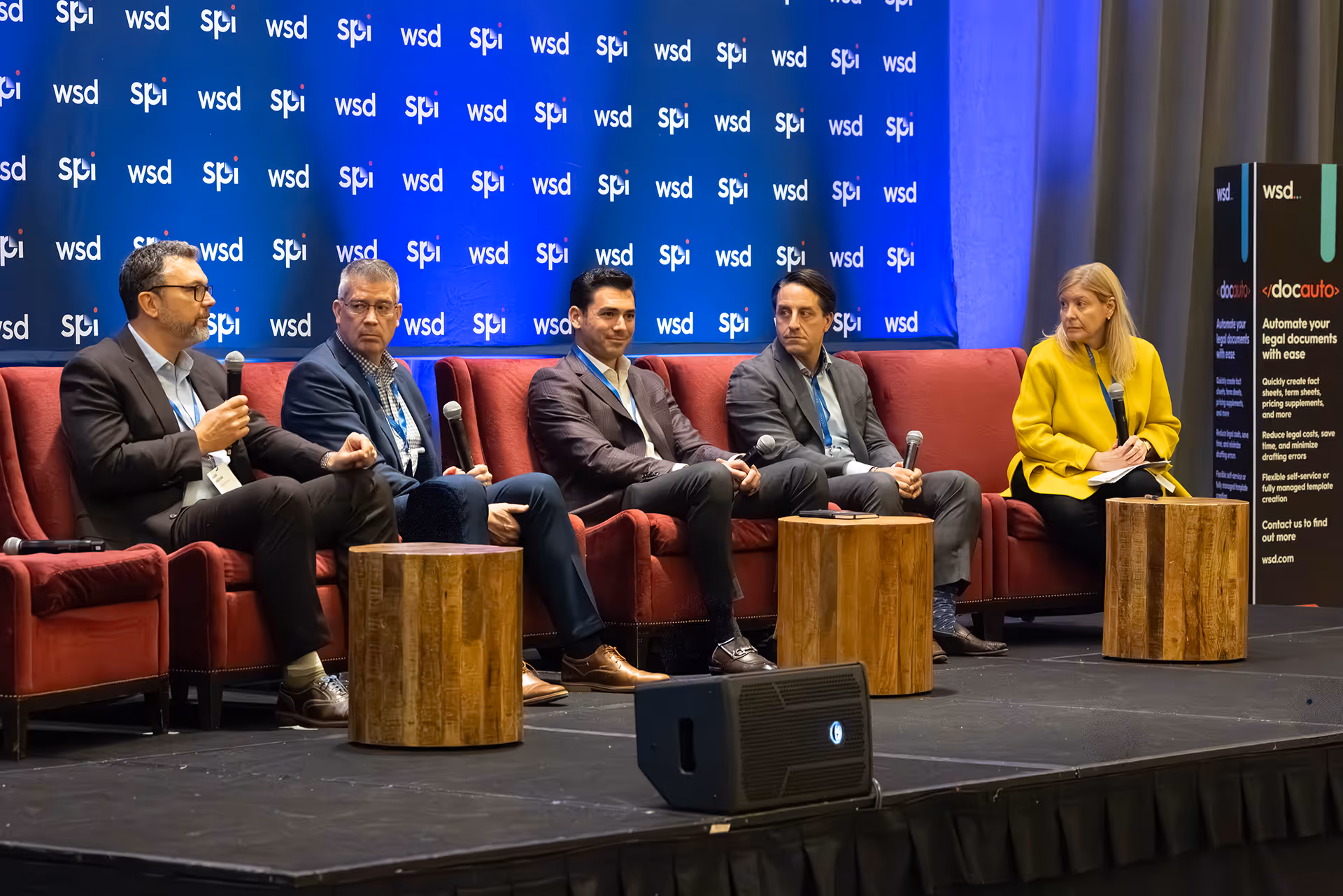 Expert panelist participating in a discussion at the SP Intelligence USA Structured Products Conference.