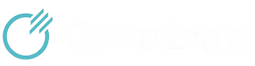 OptimEdge company logo with stylized letter O and arrow design.