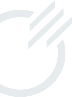 Abstract geometric graphic with a circular arc and three diagonal parallel lines extending from the top right of the circle.