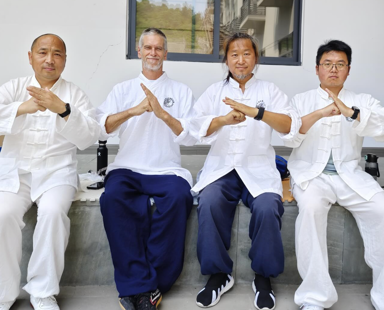 image of outdoor meditation (for a buddhist monasteries & temple)