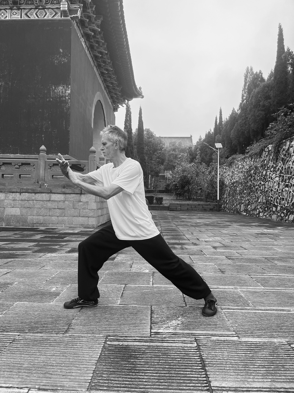 image of outdoor meditation (for a buddhist monasteries & temple)