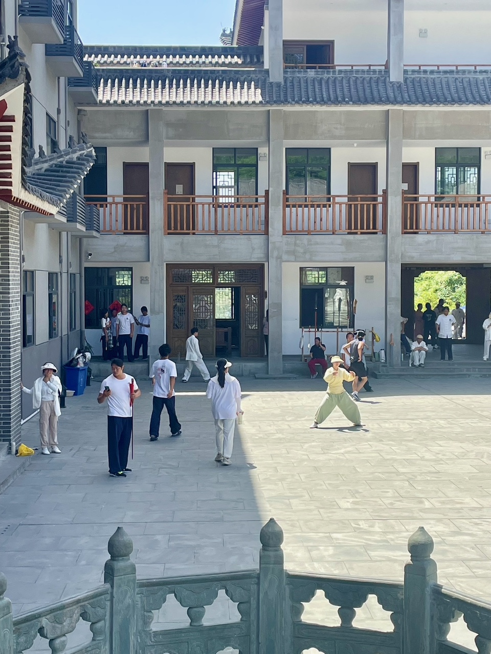 image of outdoor meditation (for a buddhist monasteries & temple)