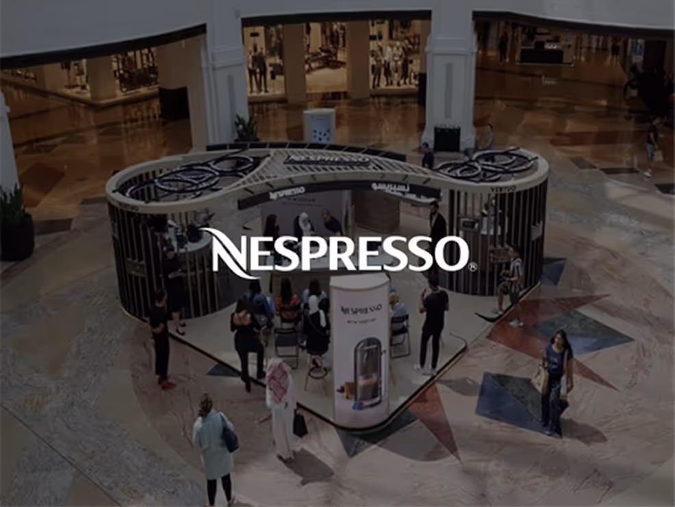 an image showing Nespresso as one of Dynamic Motion clients