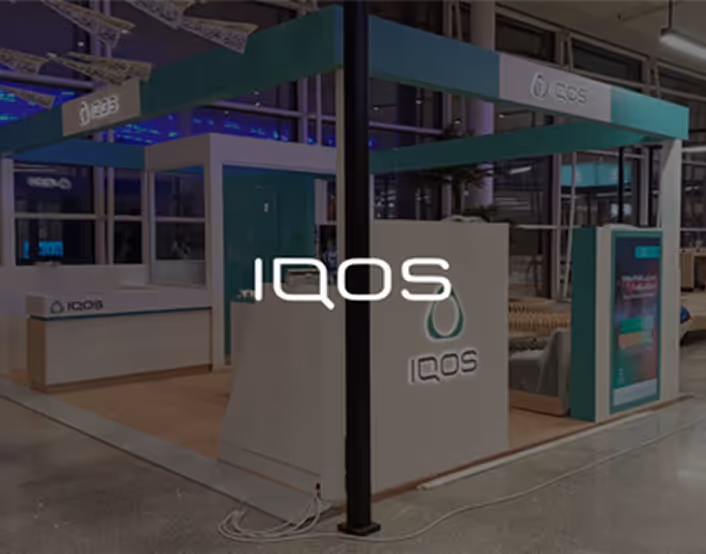 an image showing IQOS as one of Dynamic Motion clients